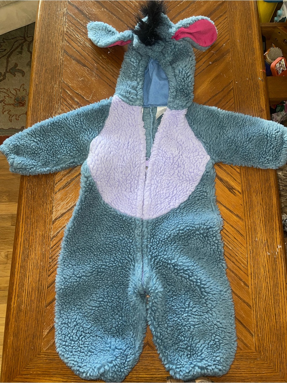 Vintage Disney Eeyore Costume 12-24M Plush Fleece Winnie the Pooh